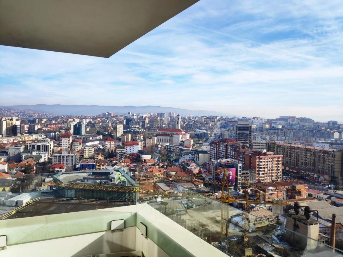 Luxury Sky View Apartment 프리슈티나 외부 사진
